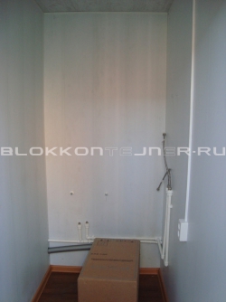Блок-контейнер 6м туалет с двускатной кровлей, г.Липецк в Пролетарске