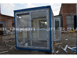 Блок-контейнер 4м, проходная, г.Ставрополь в Пролетарске