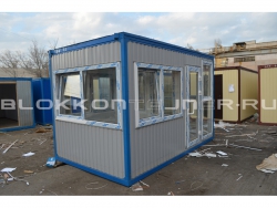 Блок-контейнер 4м, проходная, г.Ставрополь в Пролетарске
