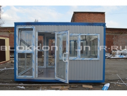 Блок-контейнер 4м, проходная, г.Ставрополь в Пролетарске